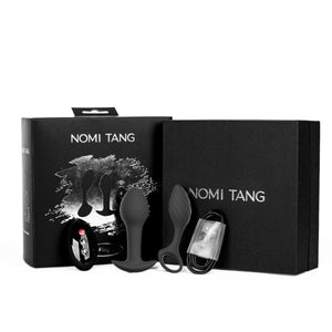 Nomi Tang Fun Plug Set Rechargeable Anal Vibrator Black Buy in Singapore LoveisLove U4Ria 