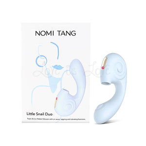 Nomi Tang Little Snail Duo Triple-Action Rabbit Vibrator With Air Wave/Tapping/Vibrating Functions Award-Winning & Famous - Nomi Tang  Buy Sex Toys in Singapore LoveisLove U4Ria