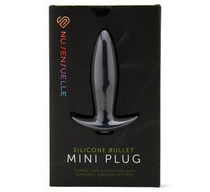 Sensuelle Mini Plug Rechargeable 15 Function Black