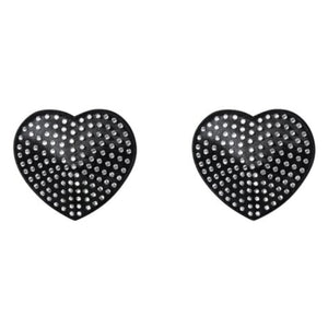 Obsessive Heart Nipple Stickers With Diamonds Buy in Singapore LoveisLove U4Ria 