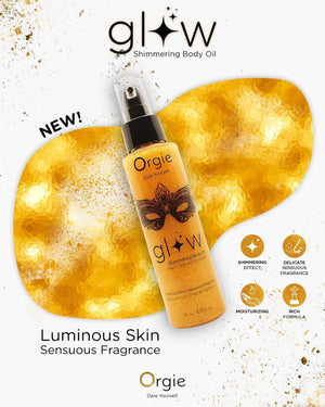 Orgie Glow Shimmering Body Oil 110 ml or Body Cream 250 ml loveislove love is love buy sex toys singapore u4ria