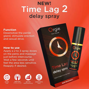 Orgie Time Lag 2 Delay Spray 10ml (Next Generation)