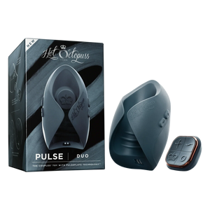 Hot Octopuss Pulse Duo V4 Rechargeable Remote Control Stroker Blue (New Model 2025) Male Masturbators - Stroke/Suck/Vibrate Buy Sex Toys in Singapore LoveisLove U4Ria