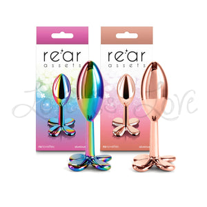 NS Novelties Rear Assets Clover Anal Plug Multicolor and Rose Gold Buy in Singapore LoveisLove U4Ria