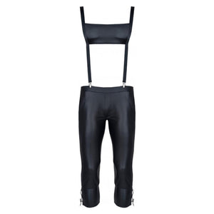 Regnes Fetish Planet Lingerie Outlet 3/4 Men's Pants in Bavarian Style Black Small Buy in SIngapore LoveisLove U4Ria 