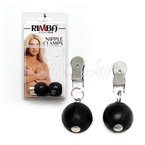 Rimba Nipple Clamps with 150g Weighted Ball RIM 7691 Buy in Singapore LoveisLove U4Ria