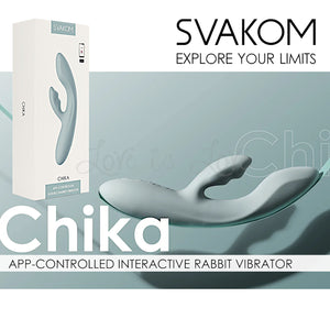 Svakom Chika App-Controlled Flexible Rabbit Vibrator Buy in Singapore LoveisLove U4Ria