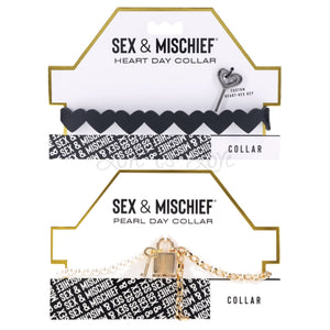 Sex & Mischief Collar Heart Day or  Pearl Day Buy in Singapore LoveisLove U4Ria