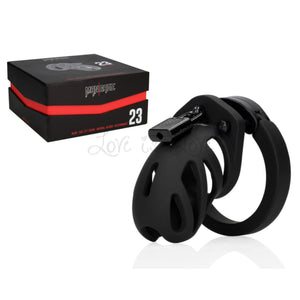 Shots ManCage Model 23 Cock Cage Black Buy in Singapore LoveisLove U4Ria