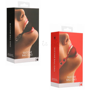 Shots Ouch! Adjustable Silicone Ball Gag Buy in Singapore LoveisLove U4Ria