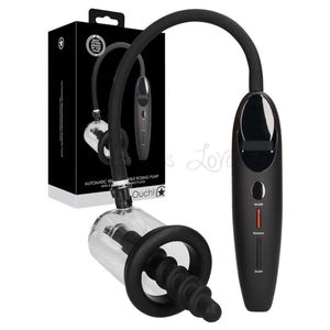 Shots Ouch! Automatic Rechargeable Rosing Pump Black Buy in Singapore LoveisLove U4Ria