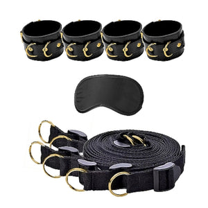 Shots Ouch! Bed Bindings Restraint System Limited Edition Gold Buy in Singapore LoveisLove U4Ria 