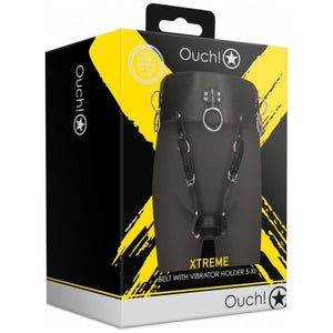 Shots Ouch! Belt with Vibrator Holder Black OS Buy in Singapore LoveisLove U4Ria