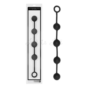 Shots Ouch! Silicone Anal Balls Large Black Buy in Singapore LoveisLove U4Ria