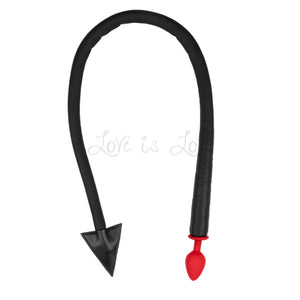 Shots Ouch! Silicone Anal Plug Devil's Tail Black/Red Buy in Singapore LoveisLove U4Ria