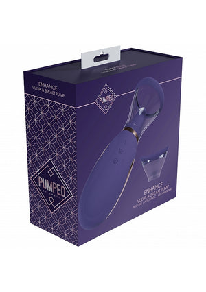 Shots Pumped Enhance Automatic Rechargeable Vulva & Breast Silicone Pump Pink or Purple Buy in Singapore LoveisLove U4Ria