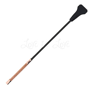 Silicone Riding Crop with Textured Handle Rose Gold Bondage - Floggers/Whips/Crops Buy Sex Toys in Singapore LoveisLove U4Ria