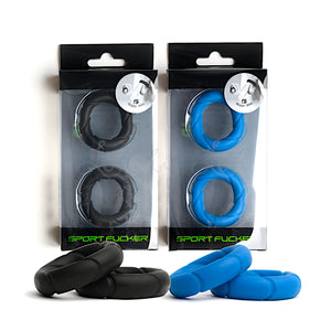 Sport Fucker Ready Rings Set of 2 Black or Blue Buy in Singapore LoveisLove U4Ria