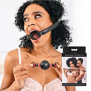 Sportsheets Saffron Interchangeable Gag with Adjustable Buckle Bondage - Ball & All Gags Buy in Singapore LoveisLove U4Ria