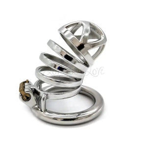 Stainless Steel Comfortable Chastity Cock Cage #12 with 45 mm Ring Buy in Singapore LoveisLove U4Ria