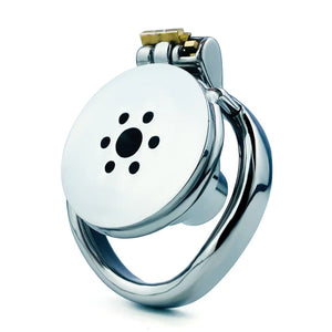 Stainless Steel Inverted Double Cylinder Flat Chastity Cage 45 MM with 57 MM Metal Catheter #150C For Him - Chastity Devices
Buy Sex Toys in Singapore LoveisLove U4Ria