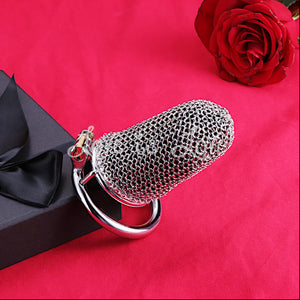 Stainless Steel Standard Metal Mesh Chastity Cage #196 45 MM For Him - Chastity Devices Buy Sex Toys in Singapore LoveisLove U4Ria
