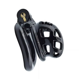 Standard Cobra Plastic Chastity Cage 4-Piece Ring Kit #96 Black For Him - Chastity Devices Buy Sex Toys in Singapore LoveisLove U4Ria