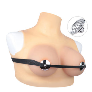 Steel Spiked Nipple Caps with Adjustable Strap Nipple Toys - Nipple Clamps Buy Sex Toys in Singapore LoveisLove U4Ria