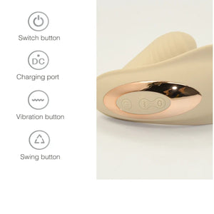 Stylish Vibes Silicone Wearable Clitoral Sucking and G-Spot Vibrator Light Brown Buy in Singapore LoveisLove U4Ria 