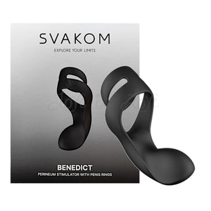 Svakom Benedict Double Cock Ring Perineum Stimulator