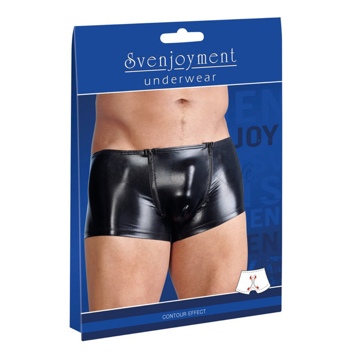 Svenjoyment Underwear Wet look Men's Zippered Boxers