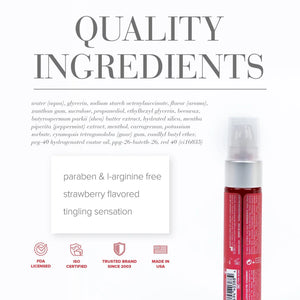 System JO Nipple Titillator Arousal Gel 30 ml 1fl oz Electric Strawberry