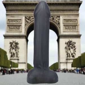 Tantus Hoss Ultra-Premium Silicone Dildo 11 Inch Byron Black