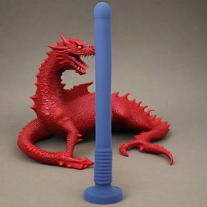 Tantus Snake Soft Silicone Carbide Blue 18 Inch