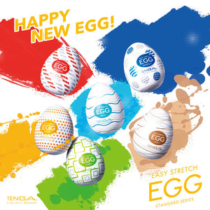 Tenga Egg Standard Renewal Silky or Starry or Wavy or Bouncy or Cubic or Twister (Newly Launched on Oct 25) Male Masturbators - Tenga Masturbators Buy Sex Toys in Singapore LoveisLove U4Ria