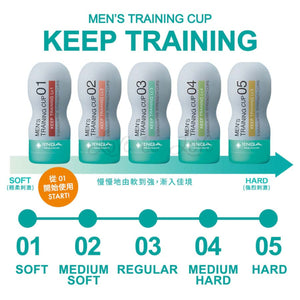 Tenga Men's Training Cup Keep Endurance Masturbation Cup Series 5 Levels Buy in Singapore LoveisLove U4Ria
