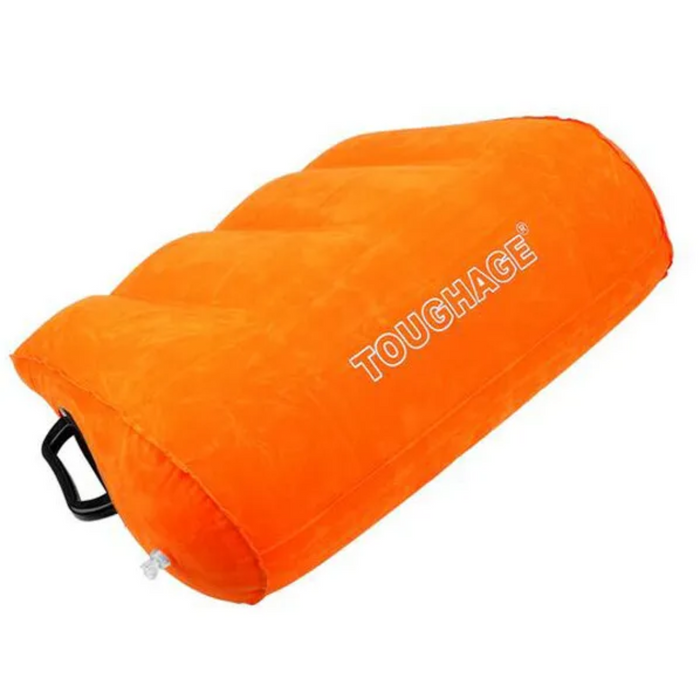 Toughage Inflatable Triangular Sex Pillow Orange