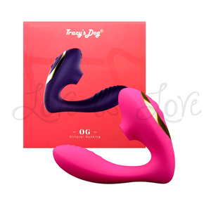 Tracy's Dog OG Pro 2 Clitoral Sucking Vibrator with Remote Control Purple or Pink
