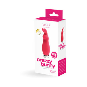 Vedo Crazzy Bunny Rechargeable Mini Vibe Pink
