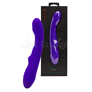 NU Sensuelle Vivi Double Tapping Vibe Deep Purple Vibrators - G-Spot Vibrators Buy in Singapore LoveisLove U4Ria