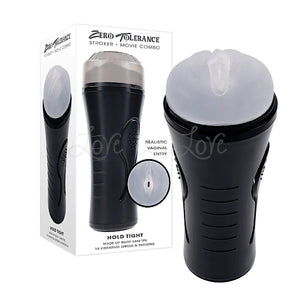 Zero Tolerance Hold Tight Vibrating Squeezeable Cannister Stroker Male Masturbators - Vibrating Masturbators Buy in Singapore LoveisLove U4Ria