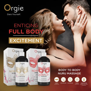 Orgie Noriplay Nuru Massage Gel Energizer or Ultra Slide 500 ML 16.9 FL OZ Buy in Singapore LoveisLove U4Ria