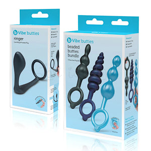 b-Vibe Butties Ringer Or Beaded Butties Bundle 3-Piece Silicone Anal Plug Set Anal - Anal Probes & Tools Buy Sex Toys in Singapore LoveisLove U4Ria