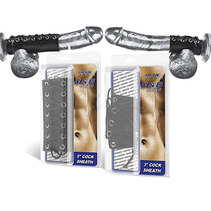 Blueline C&B Cock Sheath 3 Inch or 5 Inch Buy in Singapore LoveisLove U4Ria Bondage - Cock & Ball Gear Electric Eel Inc