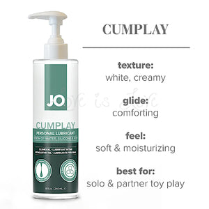 System JO Cumplay Hybrid Personal Lubricant 8 fl oz 240 ml (Semen Feel) (Exp 2027) Lubes & Toy Cleaners - Hybrid Buy in Singapore LoveisLove U4Ria