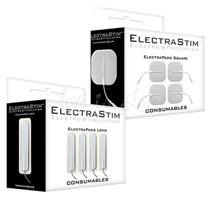 ElectraStim Electrapads Square or Long Self-Adhesive Pads 4 Pack ElectroSex Gear - ElectraStim ElectraStim  Buy in Singapore LoveisLove U4Ria
