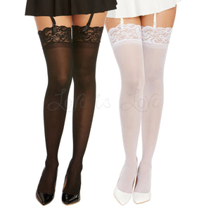 Dreamgirl 0002 Lace Top Sheer Thigh High For Her - Women's Sexy Wear Buy Sex Toys in Singapore LoveisLove U4Ria
