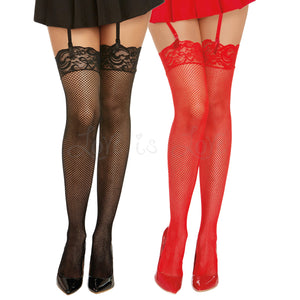 Dreamgirl 0006 Laced Fishnet Thigh High For Her - Women's Sexy Wear Buy Sex Toys in Singapore LoveisLove U4Ria
