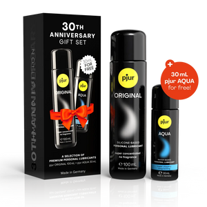 Pjur 30th Anniversary Gift Set ORIGINAL 100 ML + AQUA 30 ML Lubes & Toy Cleaners - Silicone Based Buy Sex Toys in Singapore LoveisLove U4Ria