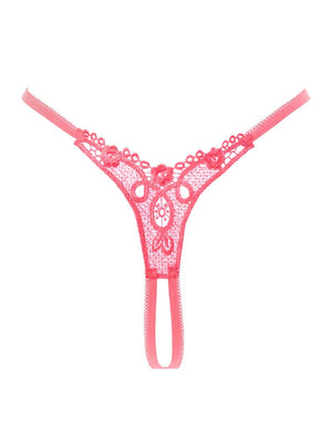Rimba Amorable Open Lace G-String Black or Pink RIM 1275/1276 Buy in Singapore LoveisLove U4Ria 